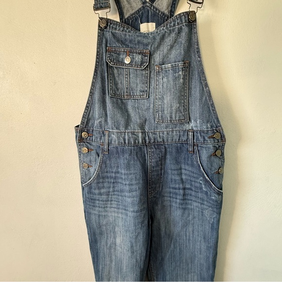 Hidden Jeans Bailey Boyfriend Classic Blue Women's Denim Overalls - Picture 6 of 13